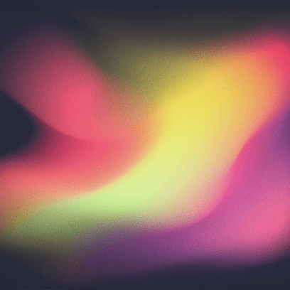 Abstract gradient background with purple, green, yellow and pink hues