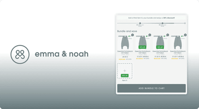A refreshed and modernized website experience for Emma&Noah