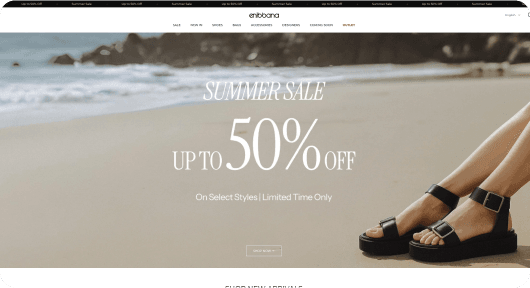 A refreshed and modernized website experience for Enibbana