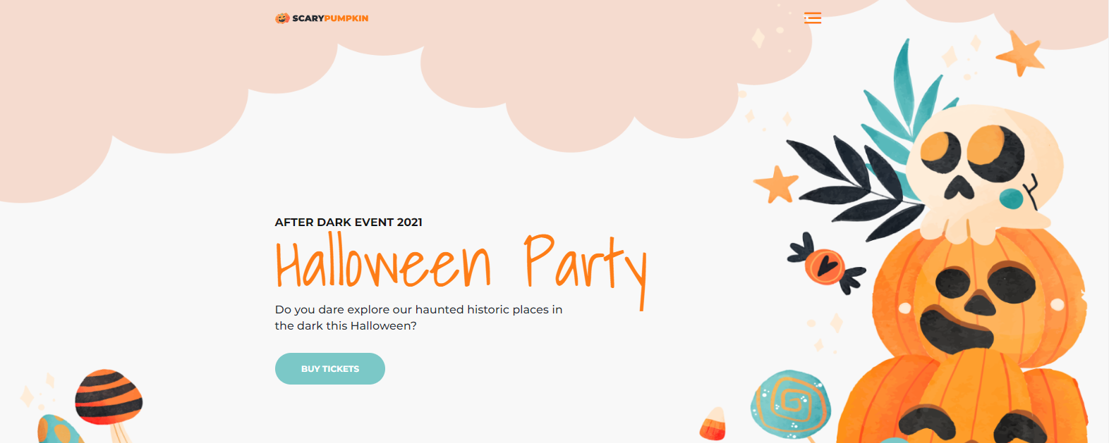 Halloween party event