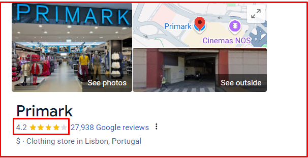 Social proof Google reviews