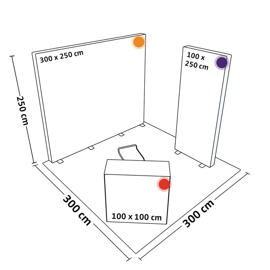 EXHIBITION BOOTH S-05 assembly diagram