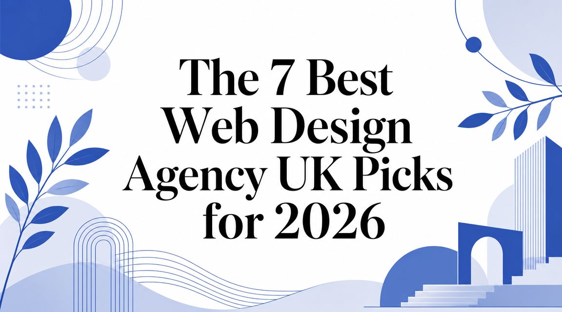 The 7 Best Web Design Agency UK Picks for 2026
