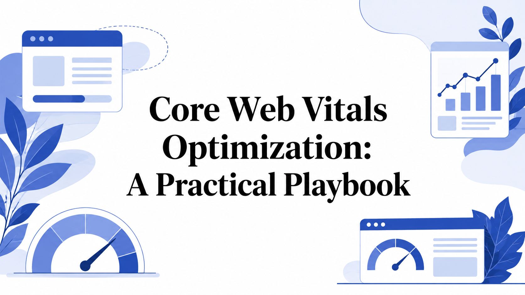Core Web Vitals Optimization: A Practical Playbook