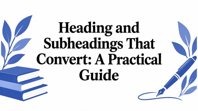 Heading and Subheadings That Convert: A Practical Guide