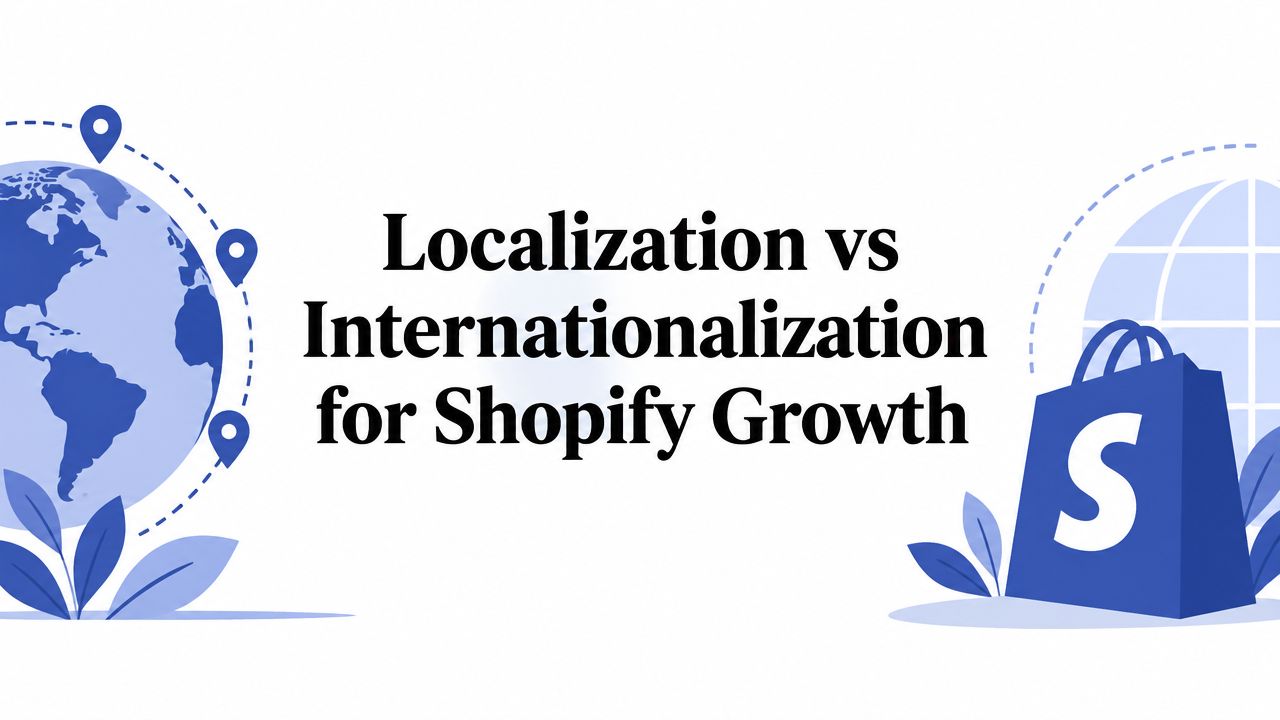 Localization vs Internationalization for Shopify Growth