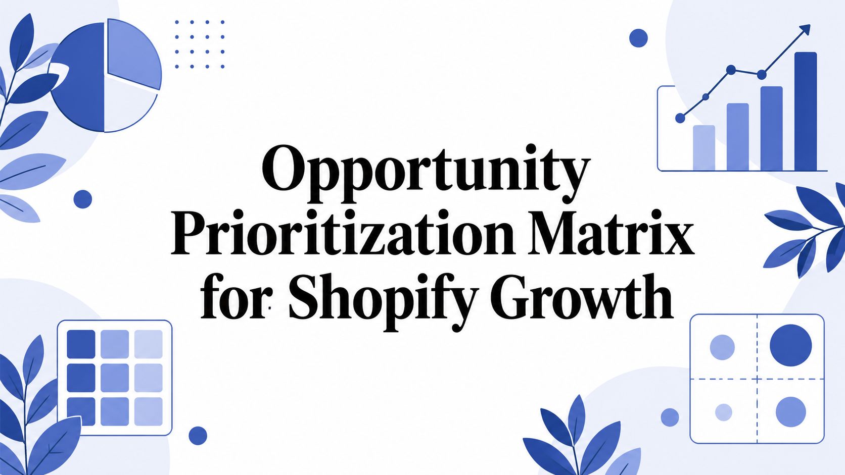 Opportunity Prioritization Matrix for Shopify Growth