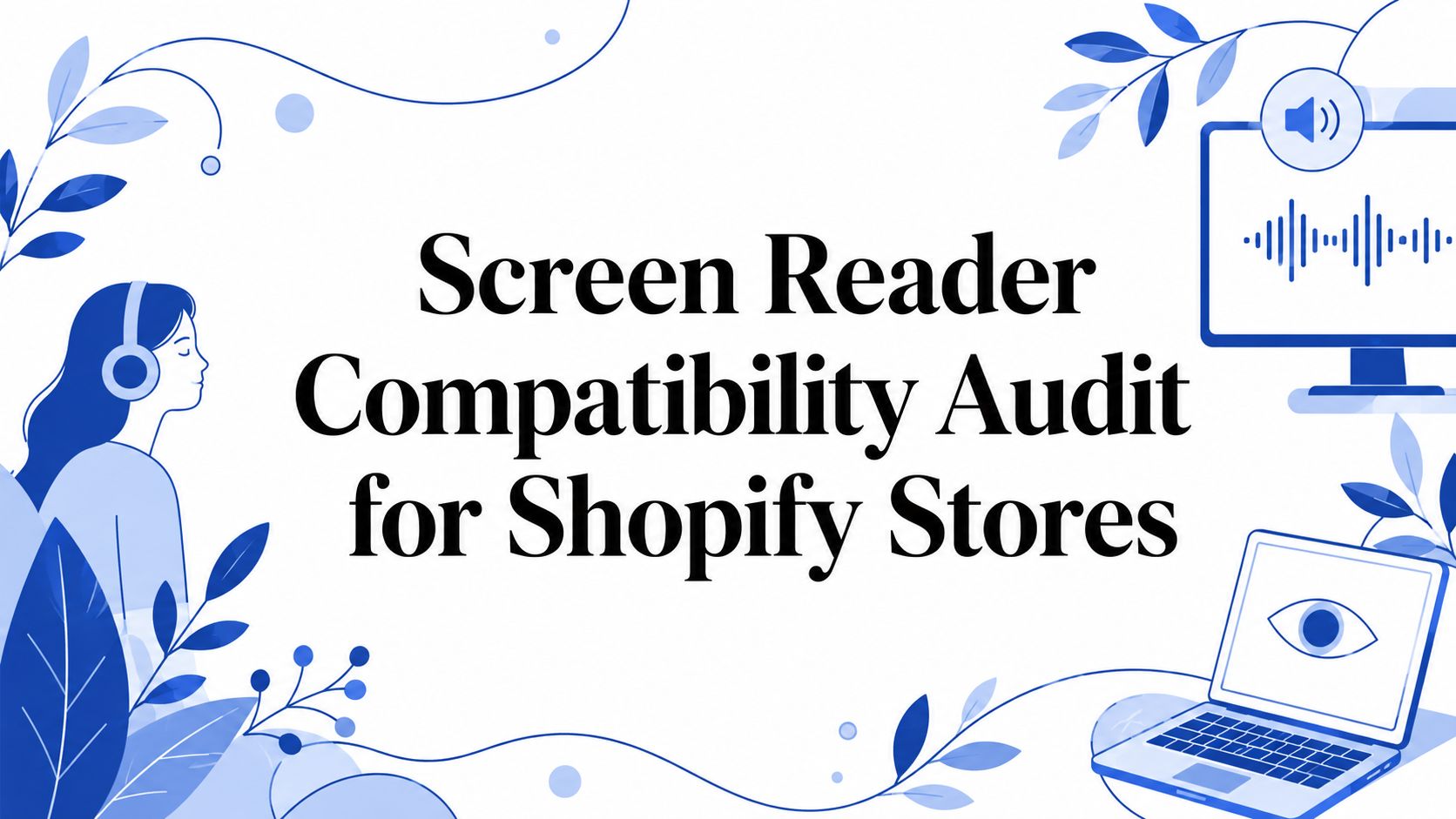 Screen Reader Compatibility Audit for Shopify Stores