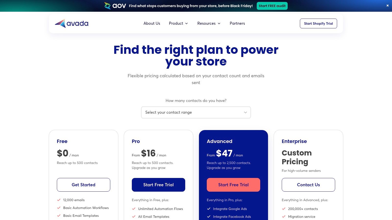 Avada Marketing Automation