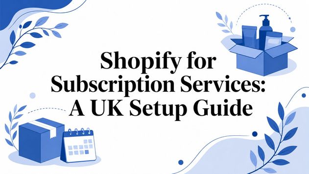 Shopify for Subscription Services: A UK Setup Guide