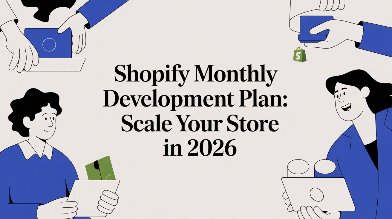 Shopify Monthly Development Plan: Scale Your Store in 2026