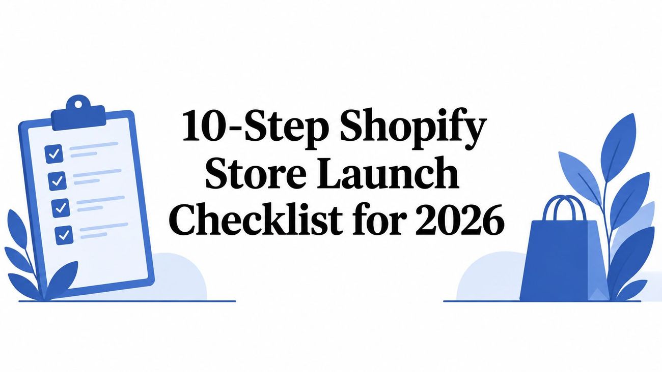 shopify-store-launch-checklist