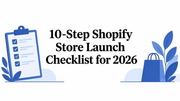 10-Step Shopify Store Launch Checklist for 2026