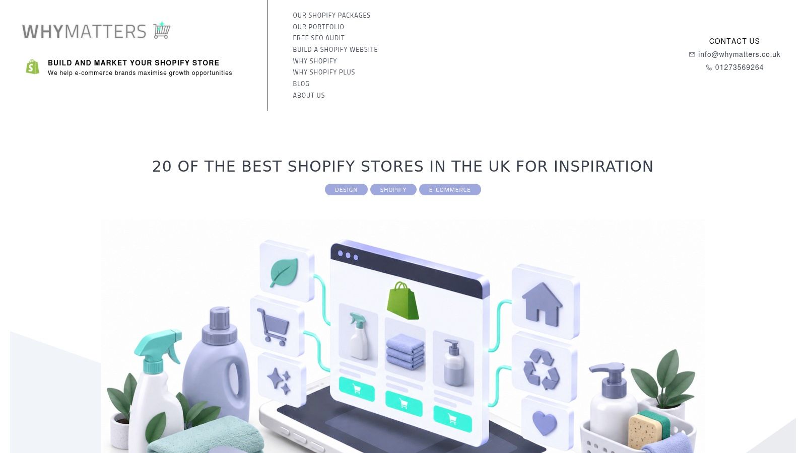 WhyMatters 20 of the Best Shopify Stores in the UK