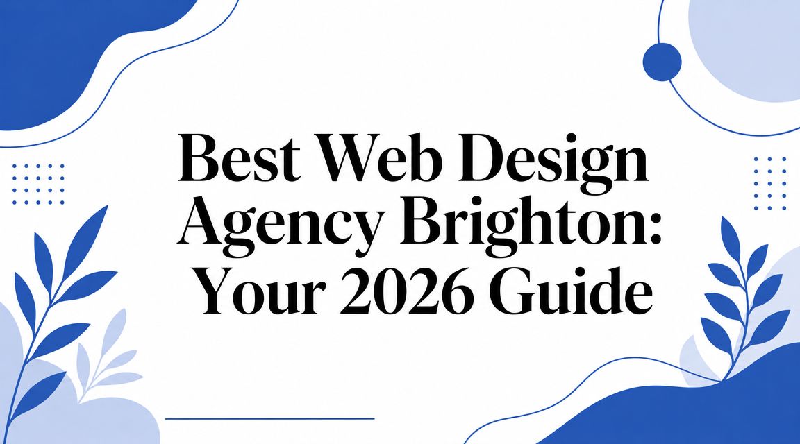 Best Web Design Agency Brighton: Your 2026 Guide