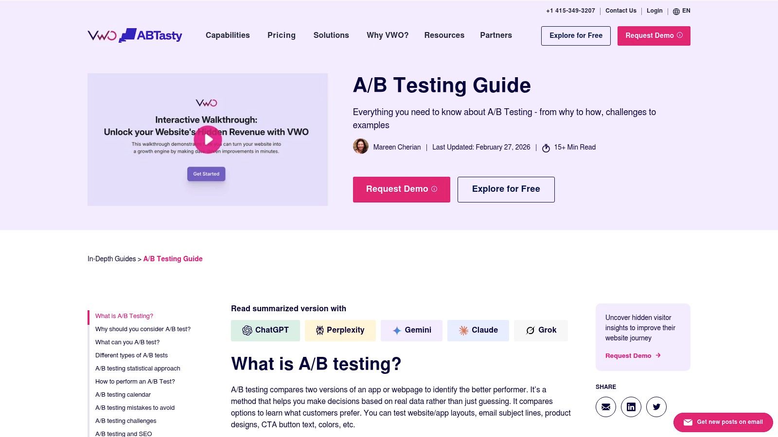 Screenshot from https://vwo.com/ab-testing/